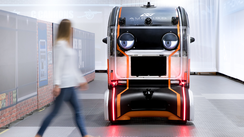 Illustration for article titled Jaguar's New Autonomous Car Has a Face and It's Horrifying